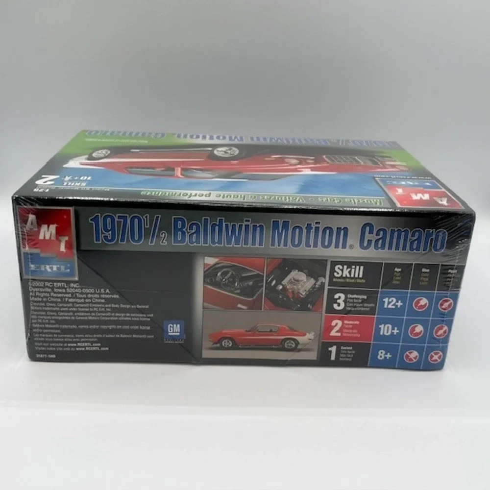 AMT Ertl 1970 1/2 Baldwin Motion Camaro 1:25 Scale Model Kit 31877 Sealed
